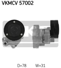 VKMCV 57002 SKF Натяжной ролик, поликлиновойремень